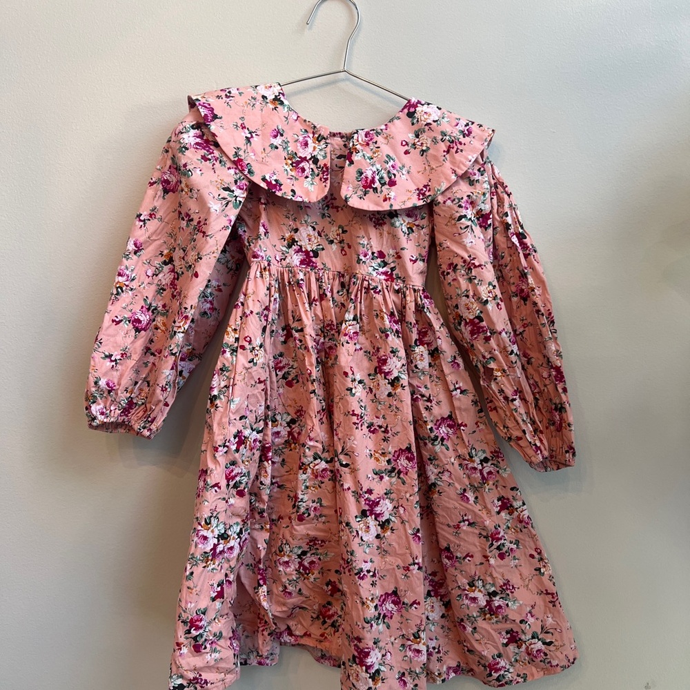 Petite Amalie Floral Pink Kids Dress